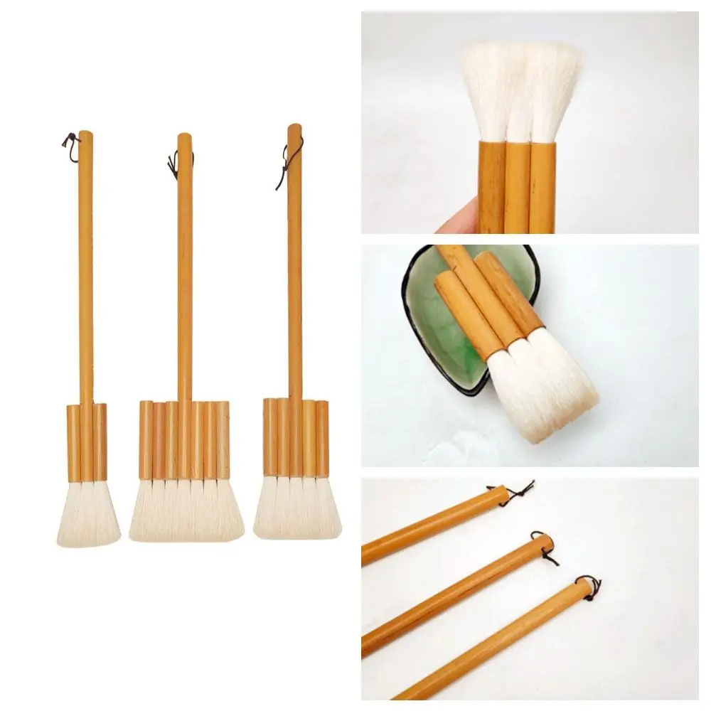 

3/5/7 Tubes Hake Blender Brushes Sheep Hair Soft Artist Painting Brushes Handmade Chinese Painting Wool Brush Cleaning Ceramic