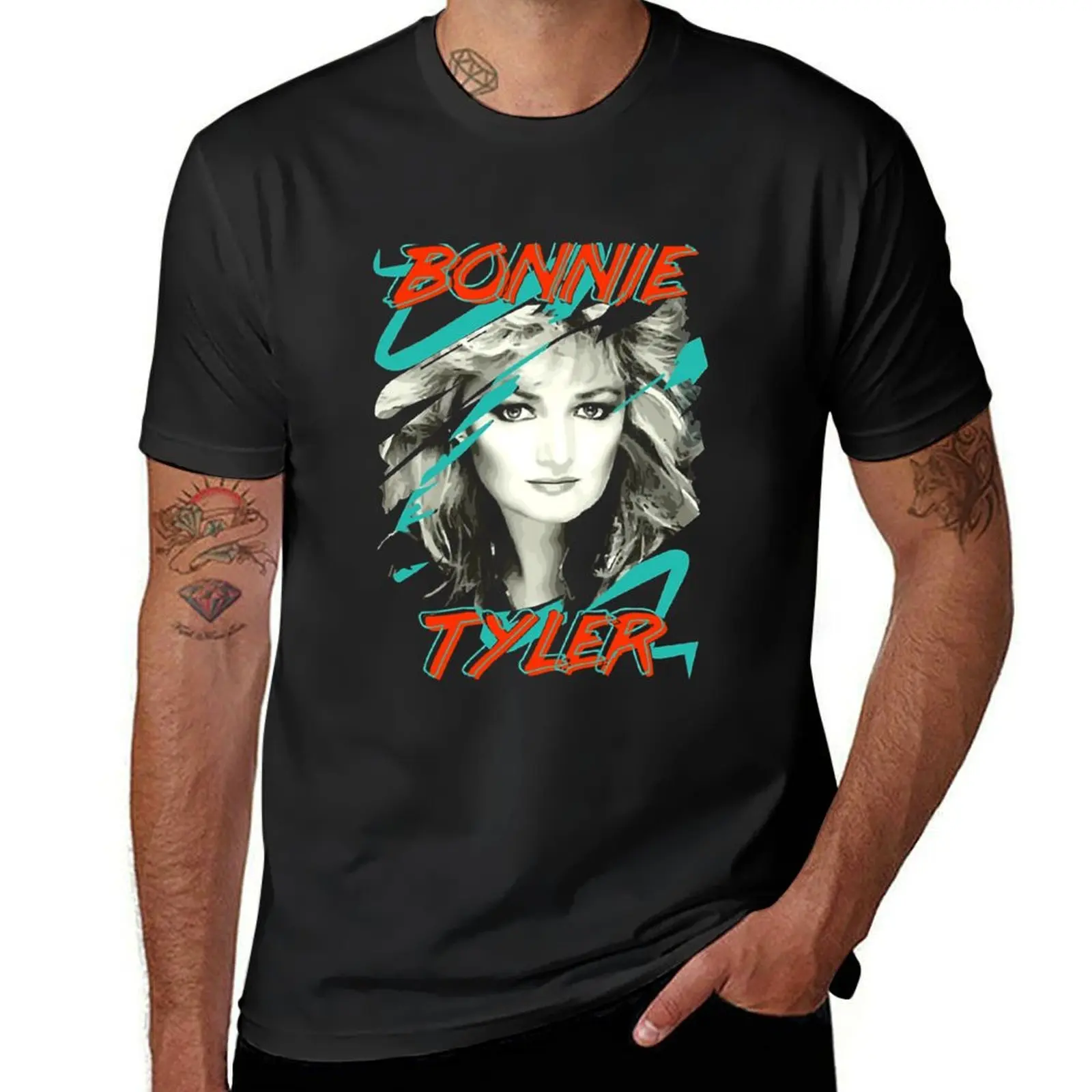 

Bonnie Tyler T-Shirt anime kawaii clothes Short sleeve tee blanks slim fit t shirts for men