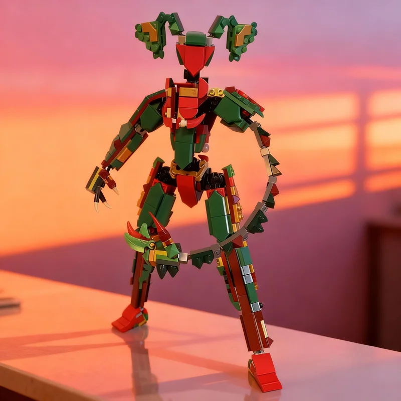 

439 деталей MOC ZN Creator 3 в 1: конструктор, архитектурная модель, сборная игрушка, рождественский подарок, развивающая игрушка для детей, креативная идея, сделай сам