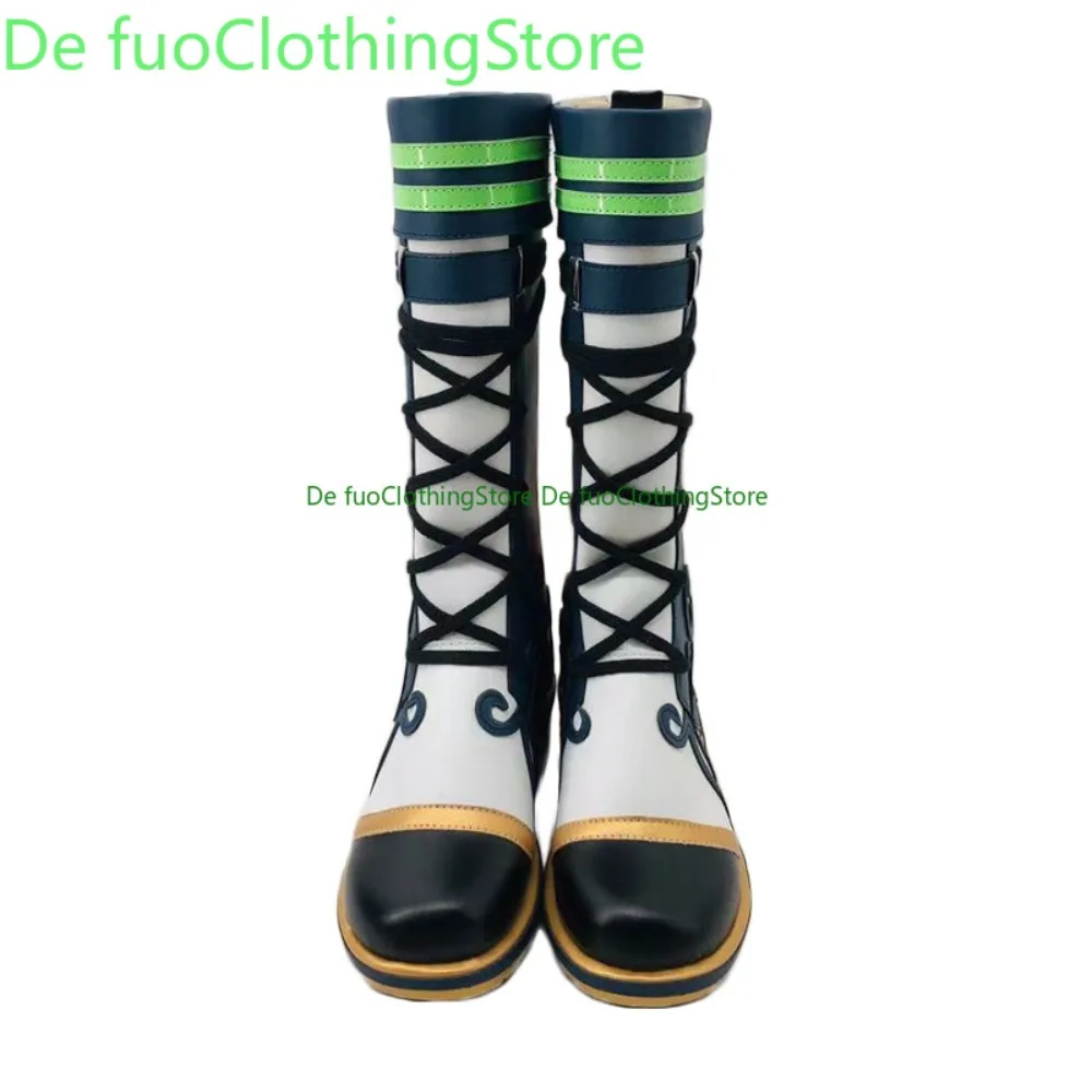 DefuoClothing Genshin Impact Tighnari Cosplay chaussures Anime bottes Anime jeu chaussures et bottes de jeu de rôle fête d'halloween