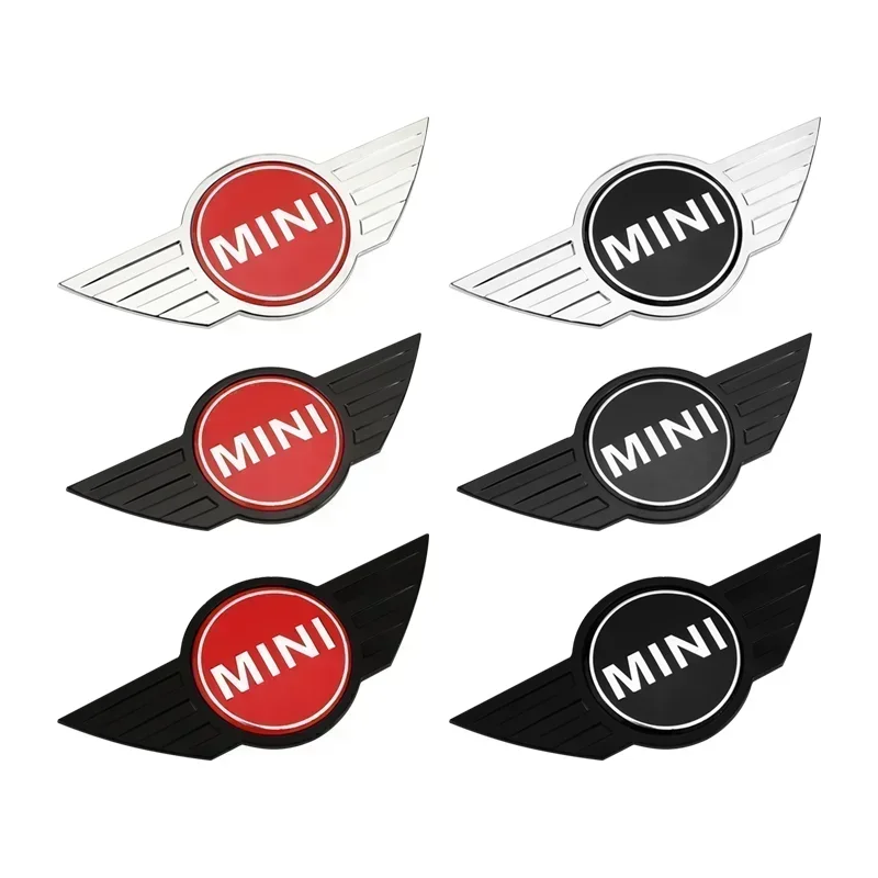 

ABS Car Rear Front Hood Emblem Badge Decoration Suitable for BMW Mini Cooper R55 R56 Replacement Logo Auto Styling Accessories