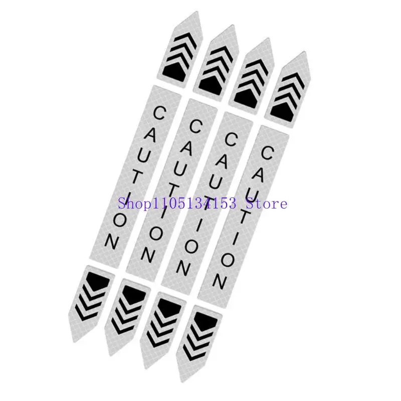 hg89 Uprgades Nighttime Safety Car Door Reflective Strips Decorative Stickers Car Door Stickers for Improved Driving Awareness