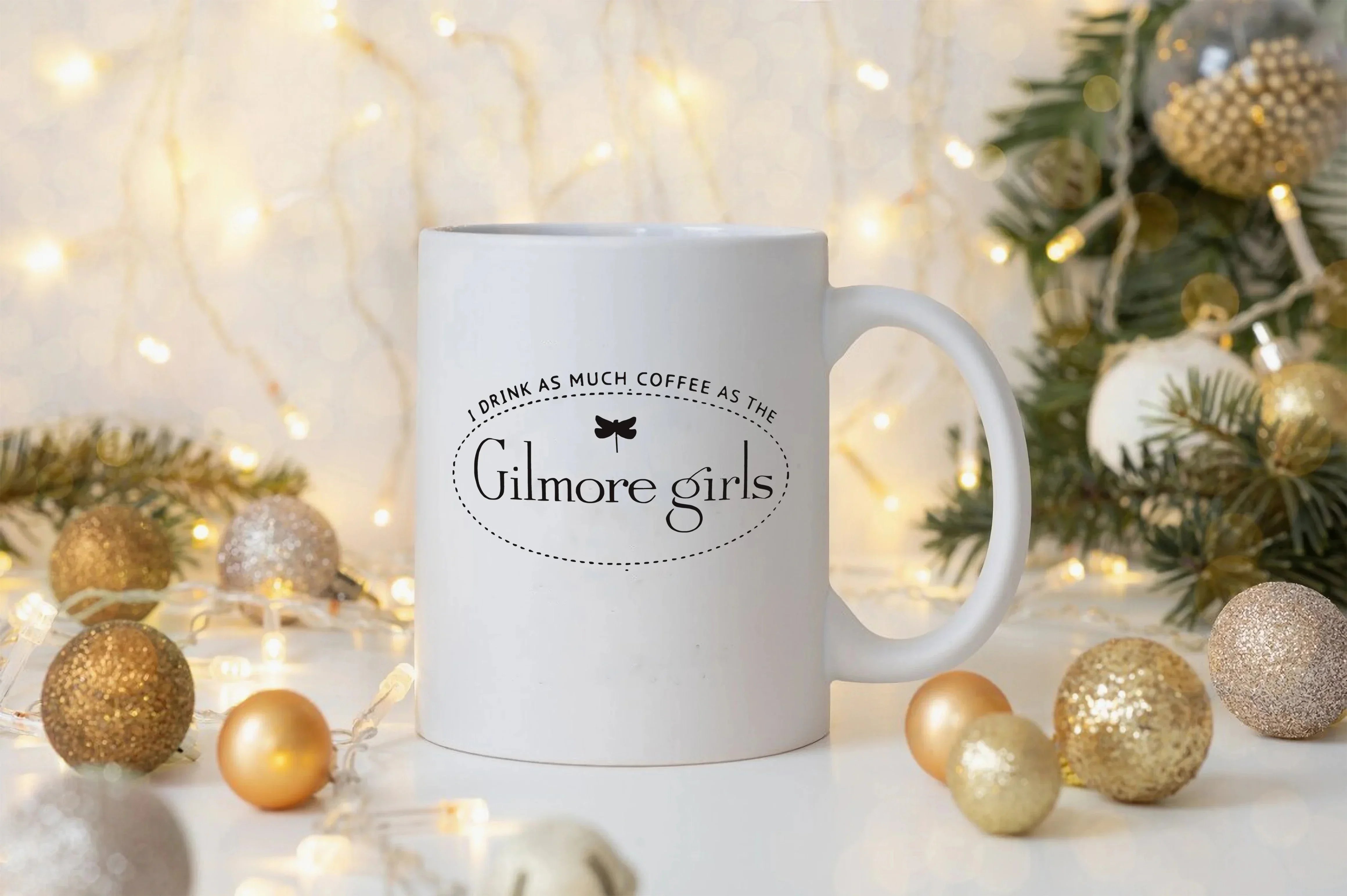 I DRINK AS MUCH COFFEE AS THE Gilmore Girls Gilmore Girls Gift Mug Lukes Diner Mugs