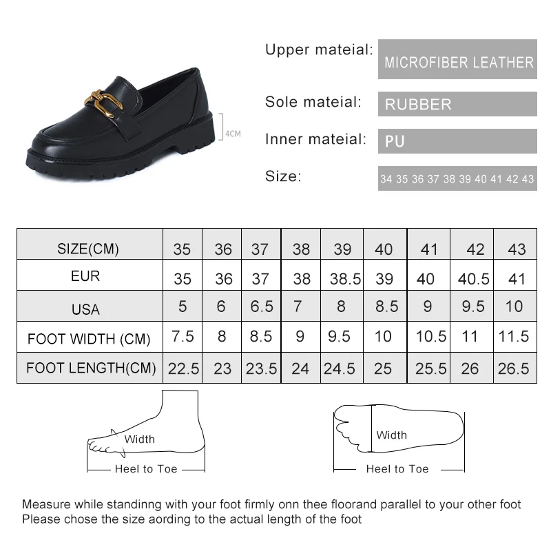 AIYUQI Loafers Shoes Women large size 41 42 43 Spring Leisure Lady Footwear Chunky Slip On  Shoes for Women