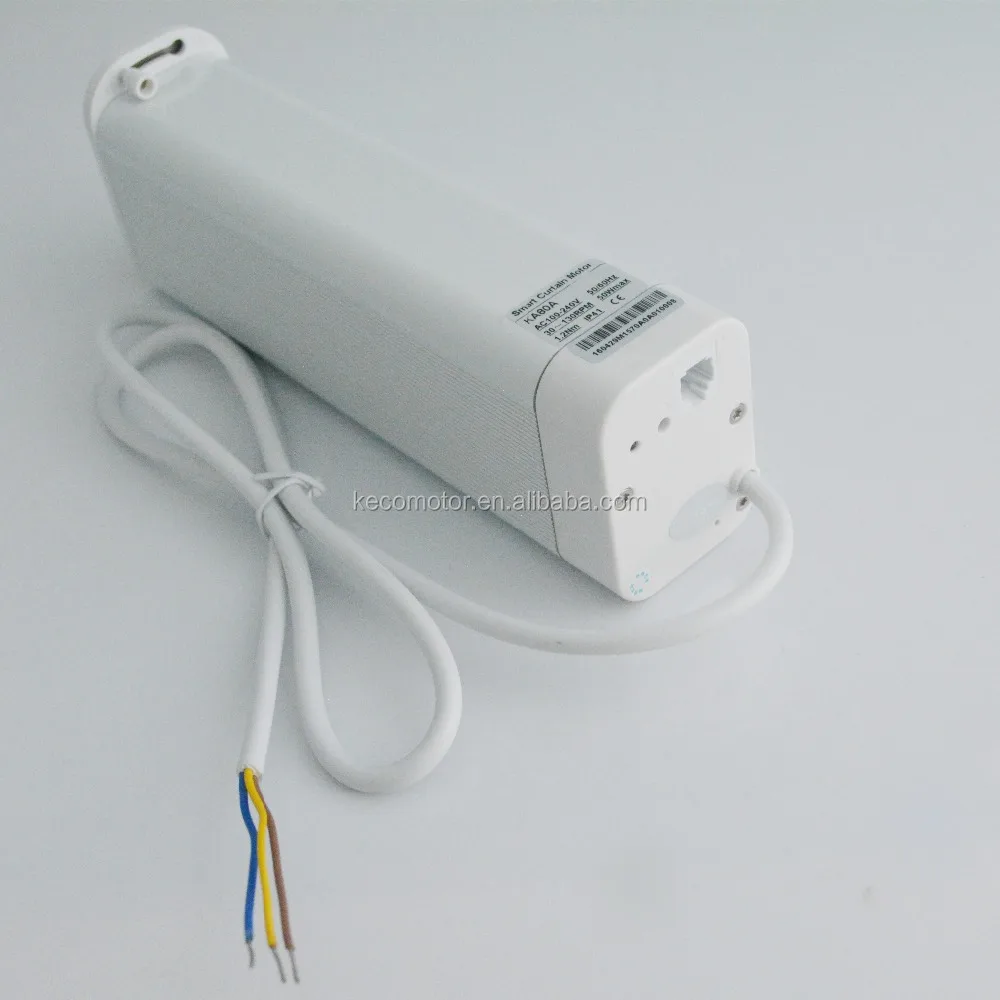 KECO Curtain Motor KA 80 A for Quiet Curtain Rail with Speed Setting and Smart Home Connecting by Remote Control