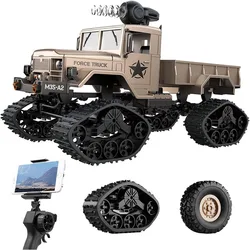 WiFi RC Truck 2.4Ghz 1/16 4WD Off-road RC Car with Front Light WiFi FPV 720P HD Camera Brushed Four-wheel Drive Truck RTR