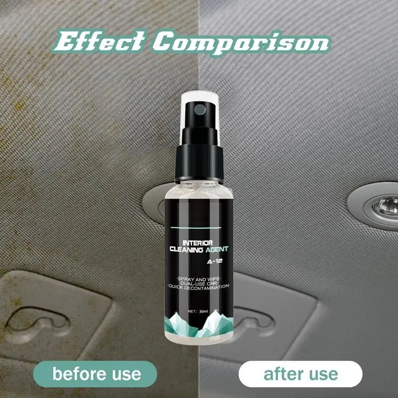 Car Leather Seat Cleaner Multi-Functional Car Interior Dust Remover All-Purpose Car Cleaners For Automobile Seats Center Console