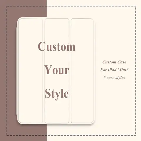 For iPad Mini 6 Case Custom Personalized Tablet Cover Funda for Mini 6th Generation 8.3 Inch Protective Case with Pencil Holder