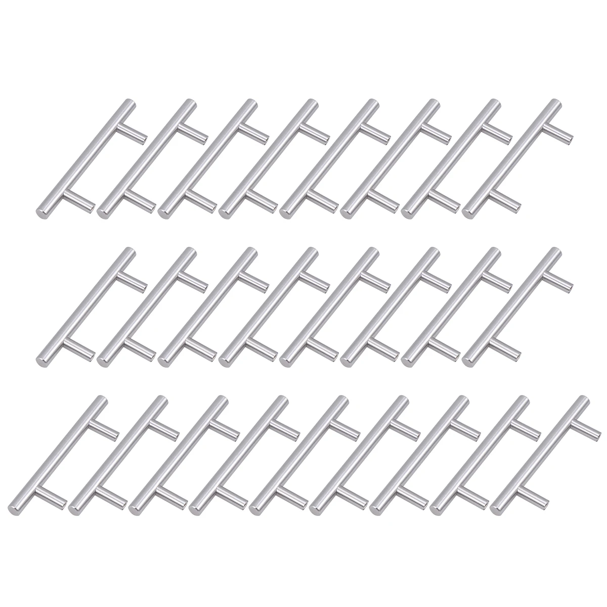 

25 Pcs Cabinet Handles Kitchen Drawer Pulls Dresser Knobs Cupboard Door Furniture Replacement Aluminum Alloy Easy