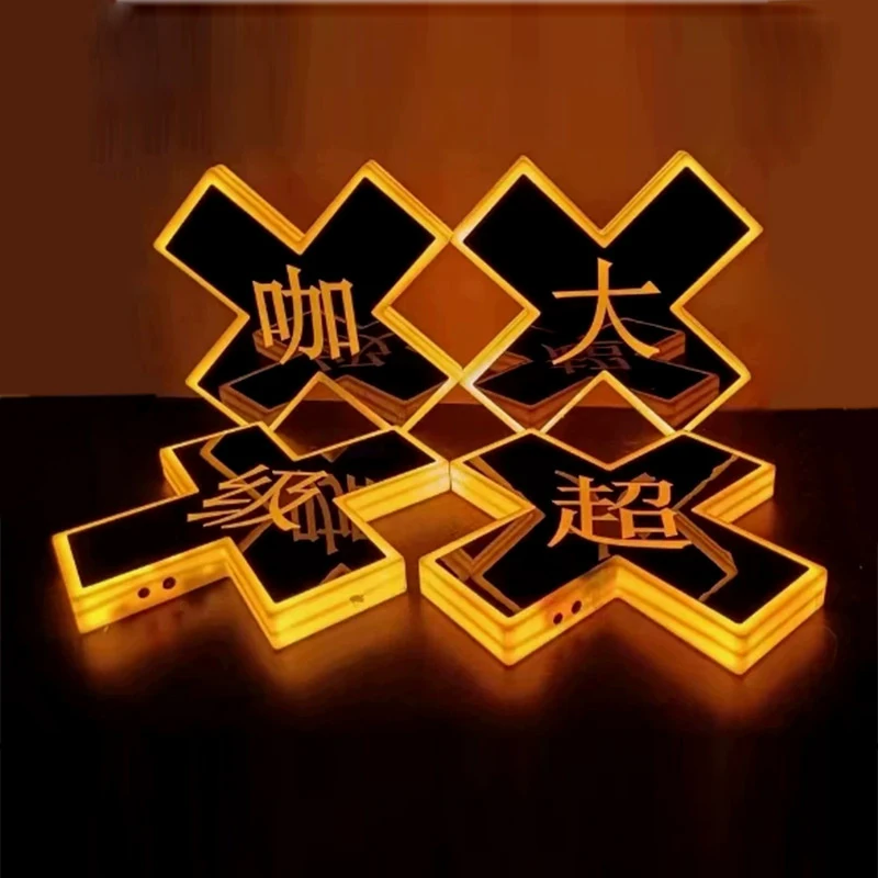BarKTVHolding a signLEDIlluminated sign for executives, glowing happy birthday light sign, atmosphere prop