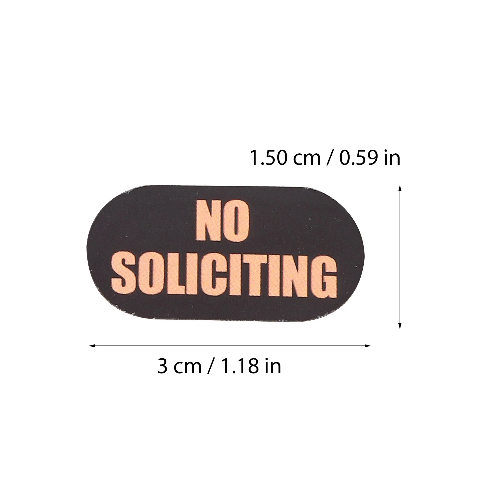 No Soliciting Sticker For Door Pvc Window Cling Sign Home Decoration No Soliciting Signs For Front Door House