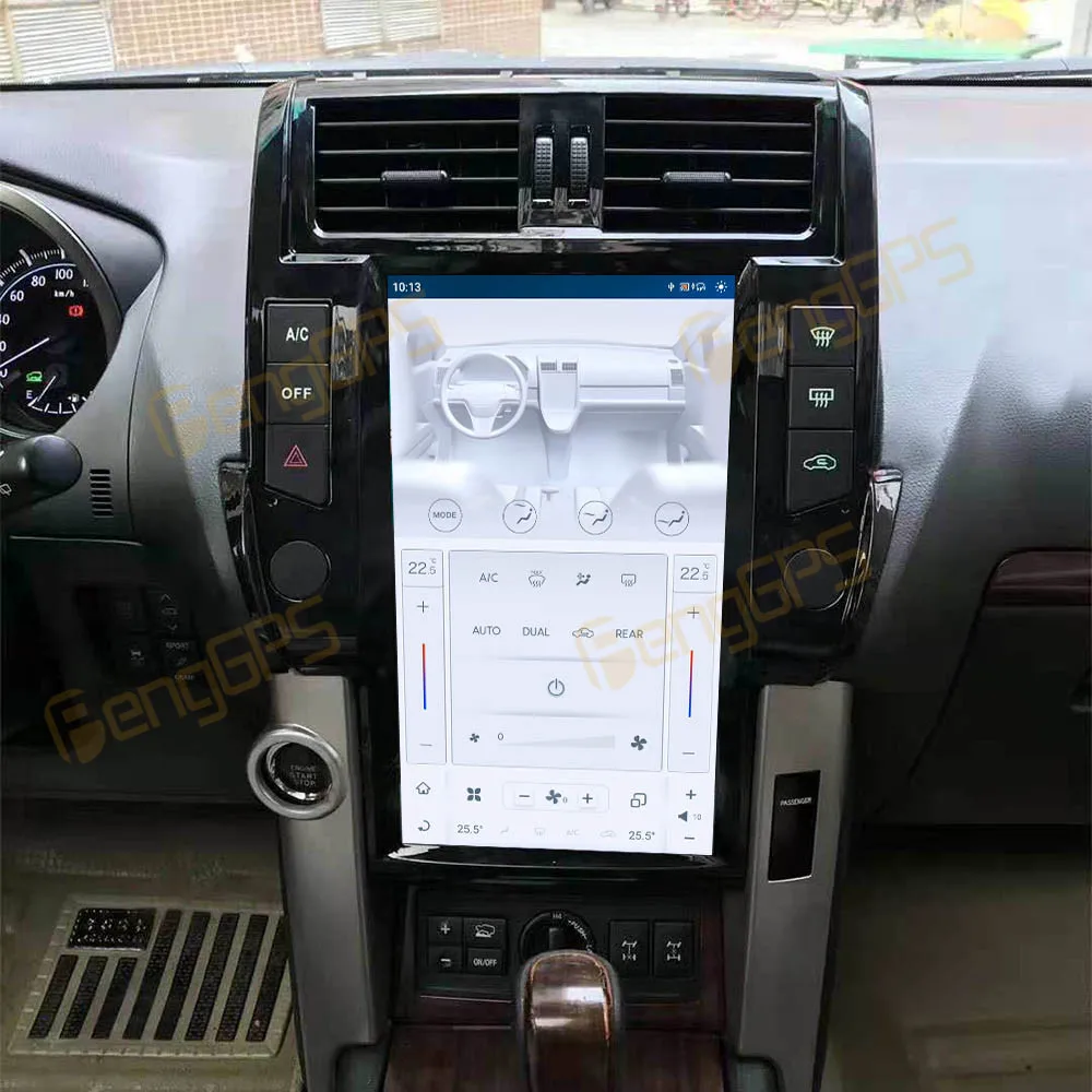 

13,6 Android13.0 для Toyota Land Cruiser Prado 2010-2013 Автомобильный радиоприемник Мультимедийный плеер GPS Стерео навигационный головное устройство