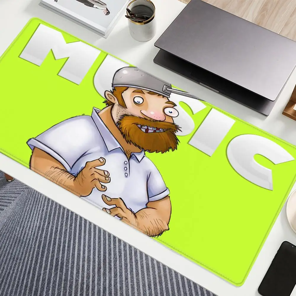 Game P-Plants-vs-Zombie Cartoon Mousepad Boy Pad Natural Rubber Gaming Mousepad Desk Mat Size For Gameing World Of Tanks CS GO Z