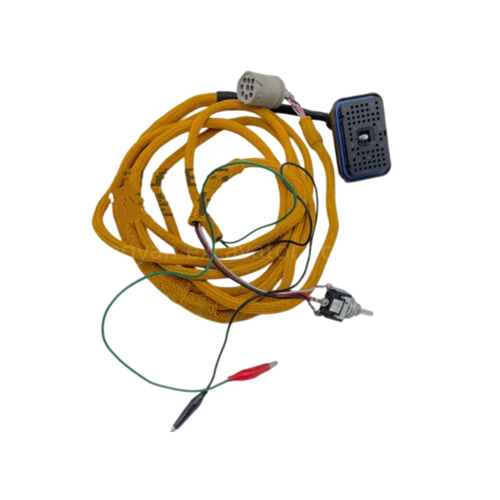 For C4.2 C4.4 C6.4 C6.6 C7.1 E345B E365B ECU Flash Diagnostic Cable and Engine Start Test Harness Excavator Parts