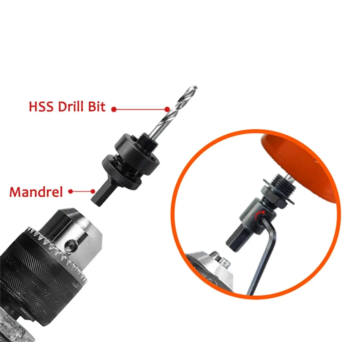 12pcs M42 Bi-Metal Hole Saw Drill Bit Set 16-75mm for Drilling Drywall, Plastics, Aluminum, Sheet Metal, and PVC