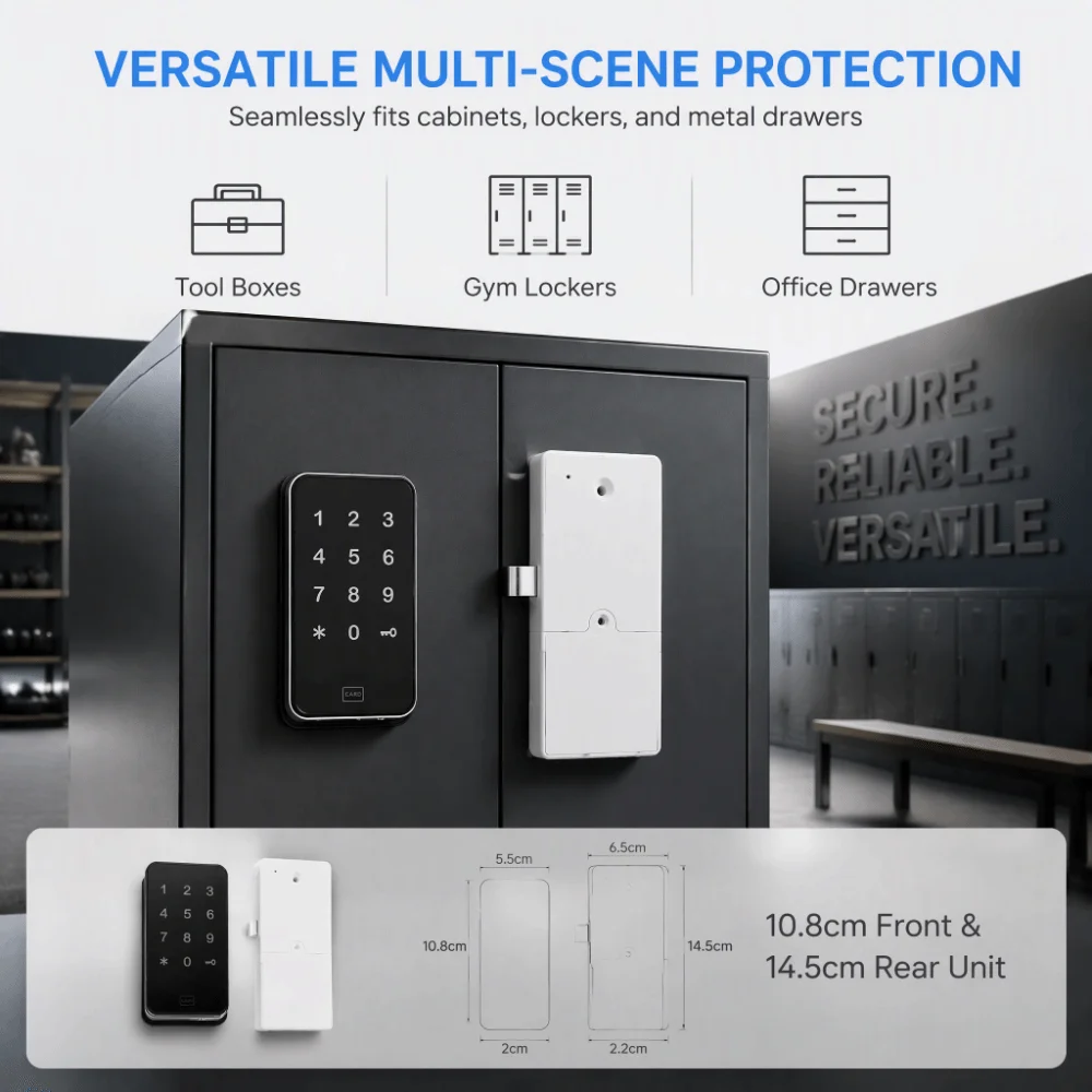 Convenient Zinc Alloy Coded Lock Keyless Code Unlock Digit Code Combination Cam Lock Cabinet Coded Lock School Locker