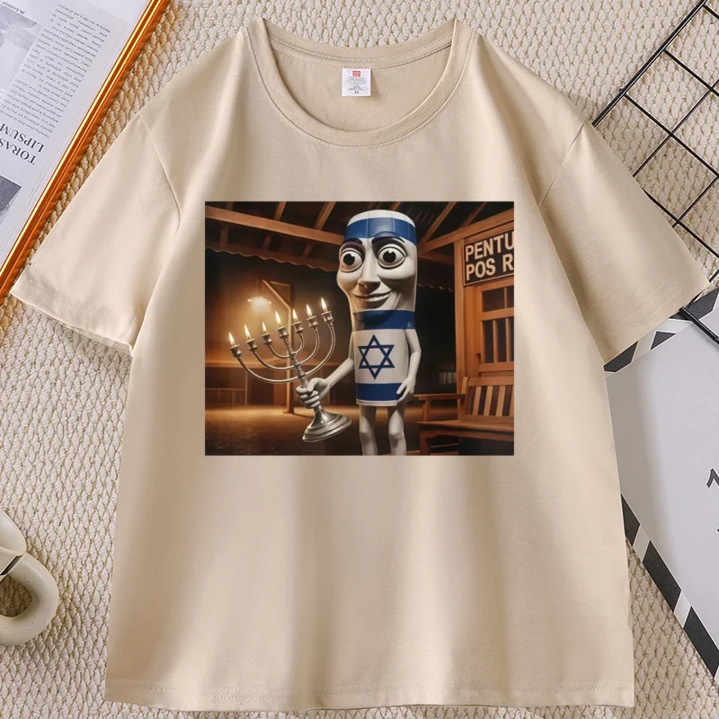 Grafische T-Shirts, humorvolles Tung Tung Sahur Italian Brainrot Meme-T-Shirt, lustiges Meme-T-Shirt, Baumwolle, kurzärmelig, Streetwear – Detail 6