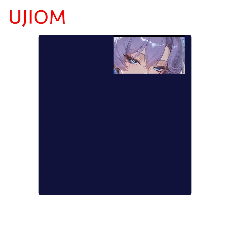 UJIOM Wuthering Waves Purple Hair Girl Wall Sticker Computer Cooler Enchanting Scratch Proof Decal Suitable For Bedroom Glass