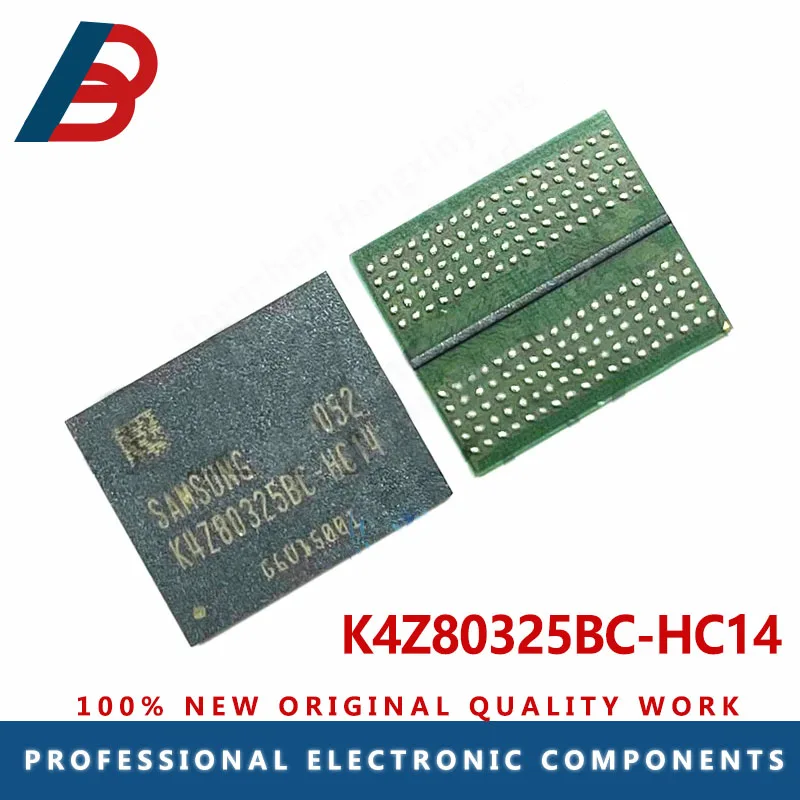 K4Z80325BC-HC14   K4Z80325BC-HC16   Samsung DDR6 video memory  BGA  Video memory granular IC chip  Brand new and authentic