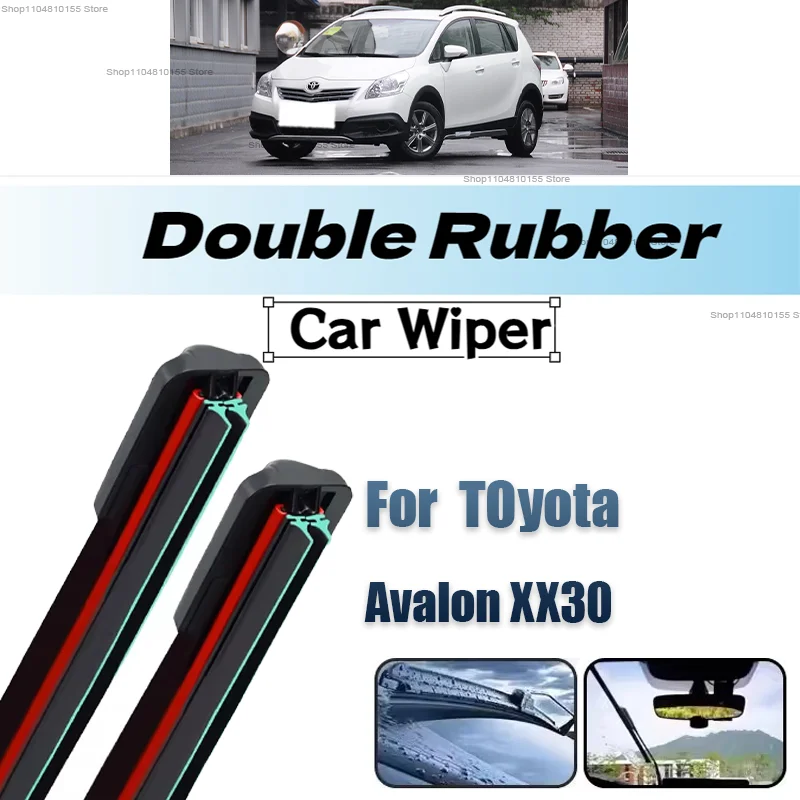 

Front Wipers For Toyota Avalon XX30 2005-2012 Wiper Blade Rubber 26"+20" Car Windshield Windscreen Accessories 2009 2010 2011