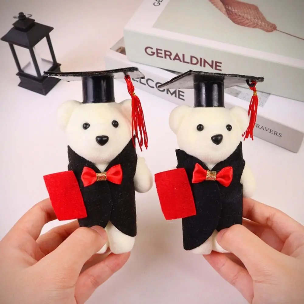 Graduation Season Graduation Bear Doll Graduation Ceremony Congratulation Bachelor Bear Plush Toy Commemorative 14cm