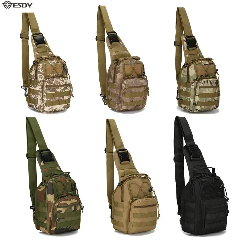 Outdoor Shoulder Military Bag, Sports, Climbing, Tactical, Hiking, Camping, Hunting, Daypack, Fishing