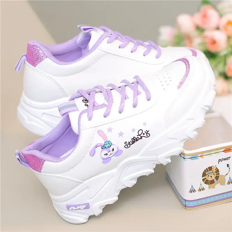 Nowe sneakersy Sanrio Kawaii Cinnamoroll Cartoon buty do biegania dzieci na co dzień buty dla dziewcząt prezenty