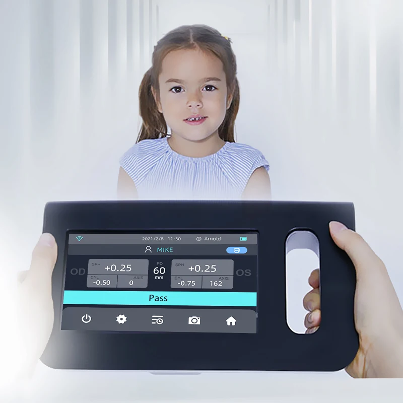 SW-700 Sehvermögen Siebmaschine Autorefraktometer Tragbarer automatischer Refraktor Handheld Vision Screener