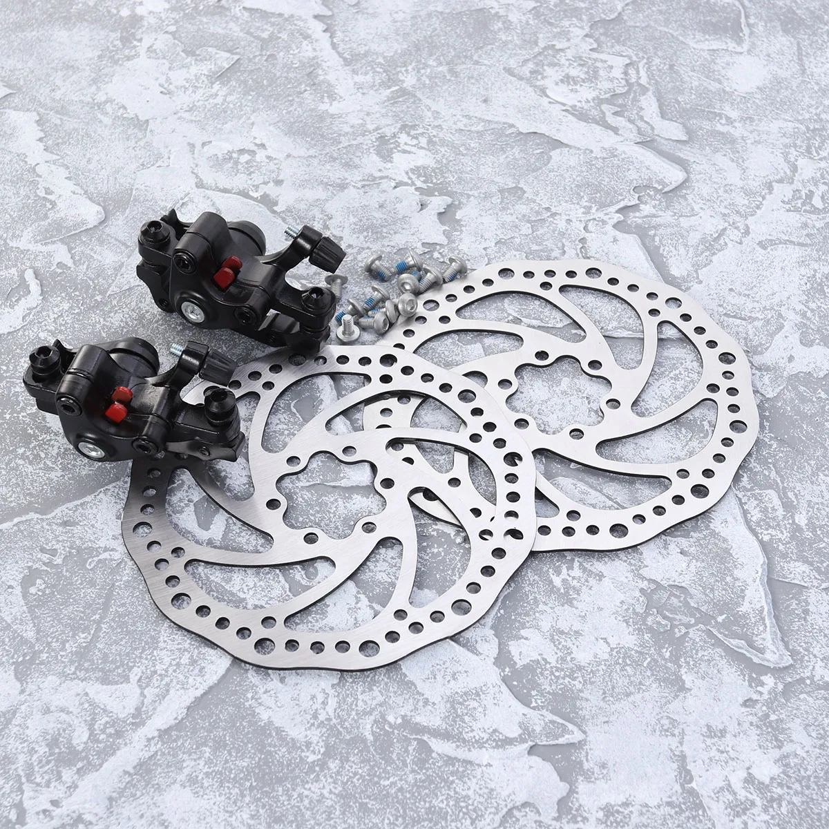 

Mechanical Rear Disc Brake 160mm Diameter Complete Set Minimal Scratches Fits Most Bikes High Quality Cycling Accessories
