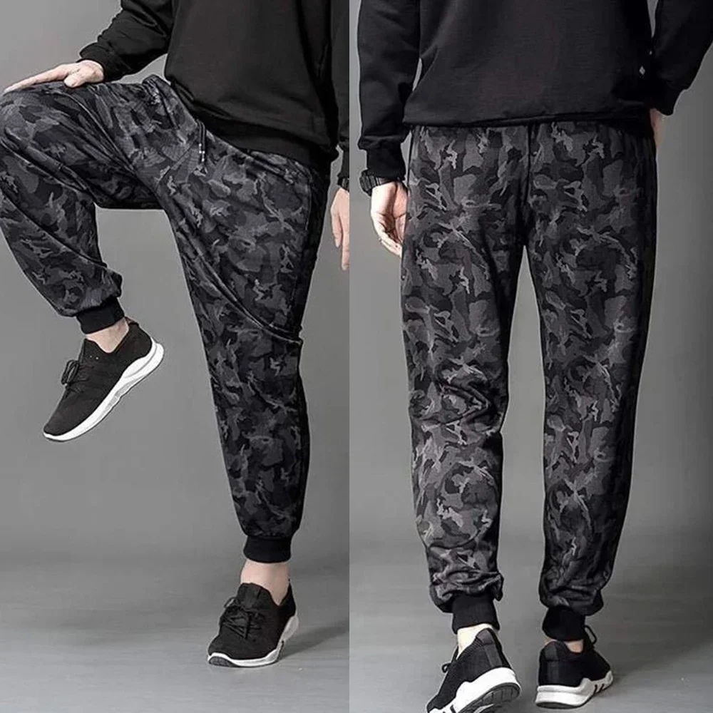 Viser de sport longs et décontractés pour hommes, pantalons de survêtement jogger fjCamo à coupe étroite pour la gym et les activités de plein air