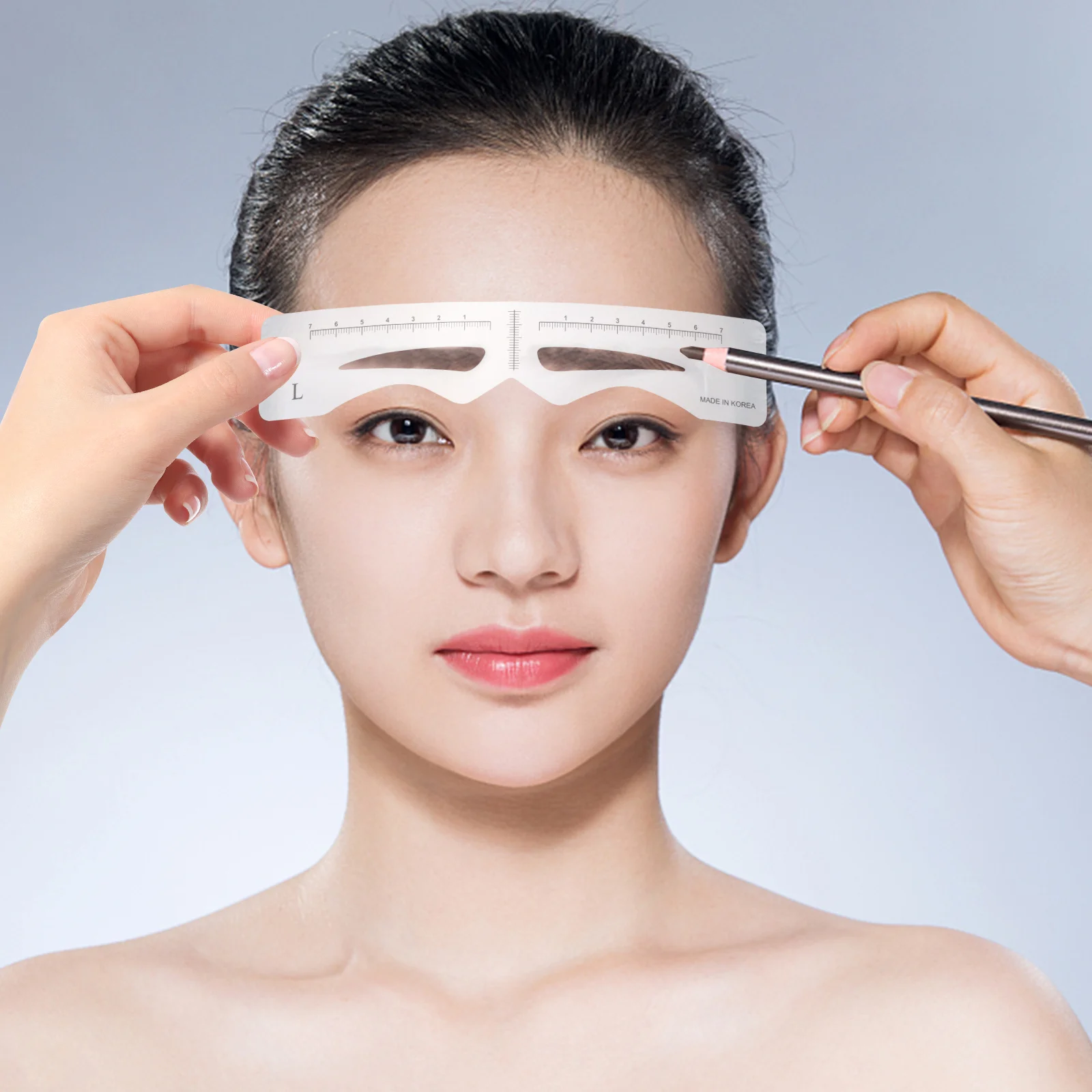 

2Sets Eyebrow Templates Flexible Durable Beauty Tools for Personal and Professional Use Eyebrow Stencils Makeup Tools