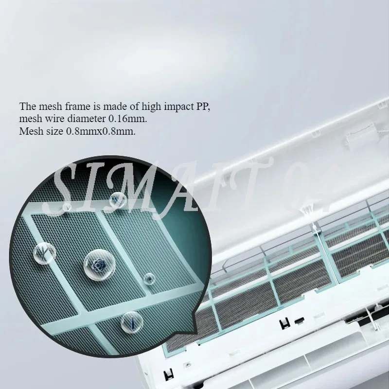 لمكيف الهواء ميديا مرشح معلق وحدة داخلية عالمية 1 حصان 1.5 ملحقات مرشح الغبار