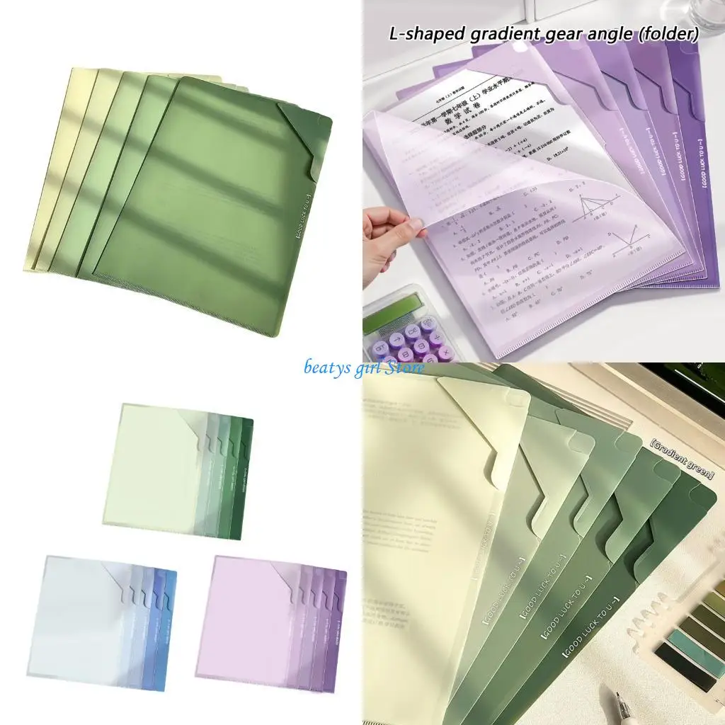 

C7AB 5 шт., прозрачные папки для файлов, сумки для переноски документов, защитный рукав для файлов