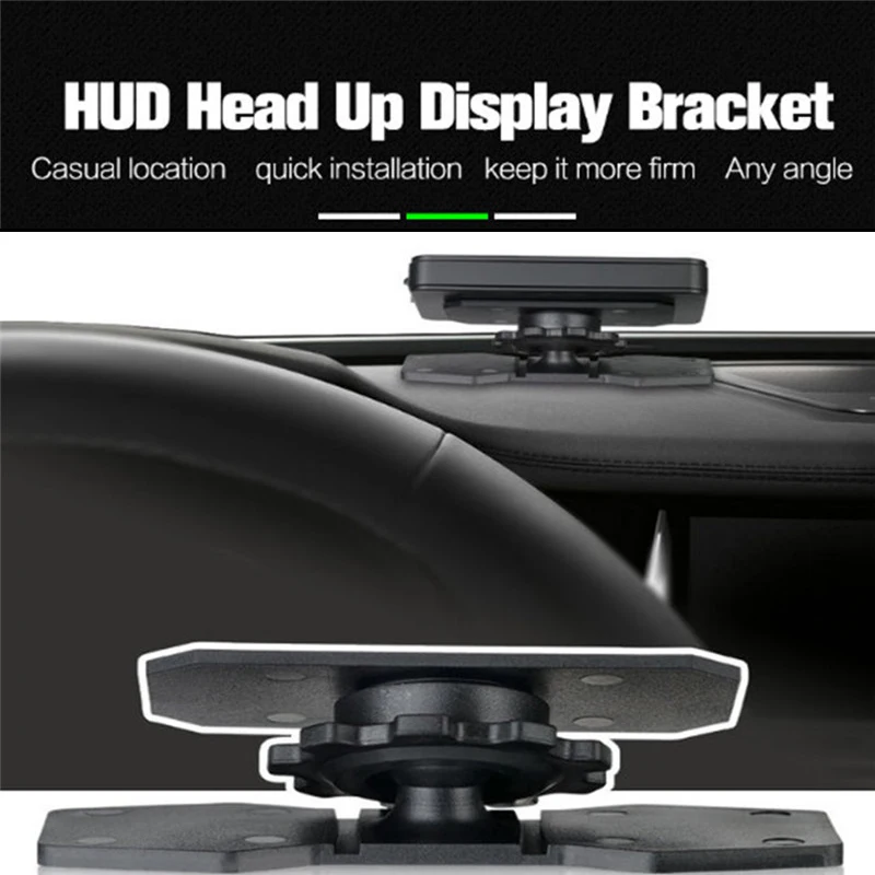 1PCS Universal Car GPS Cellphone Holder HUD Head-Up Display Projector Phone Bracket