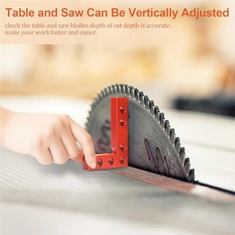 【CLEARANCE】Mini Small Square Center Finder Tool Square Center Finder Woodworking Square Layout Square Marking Gauge