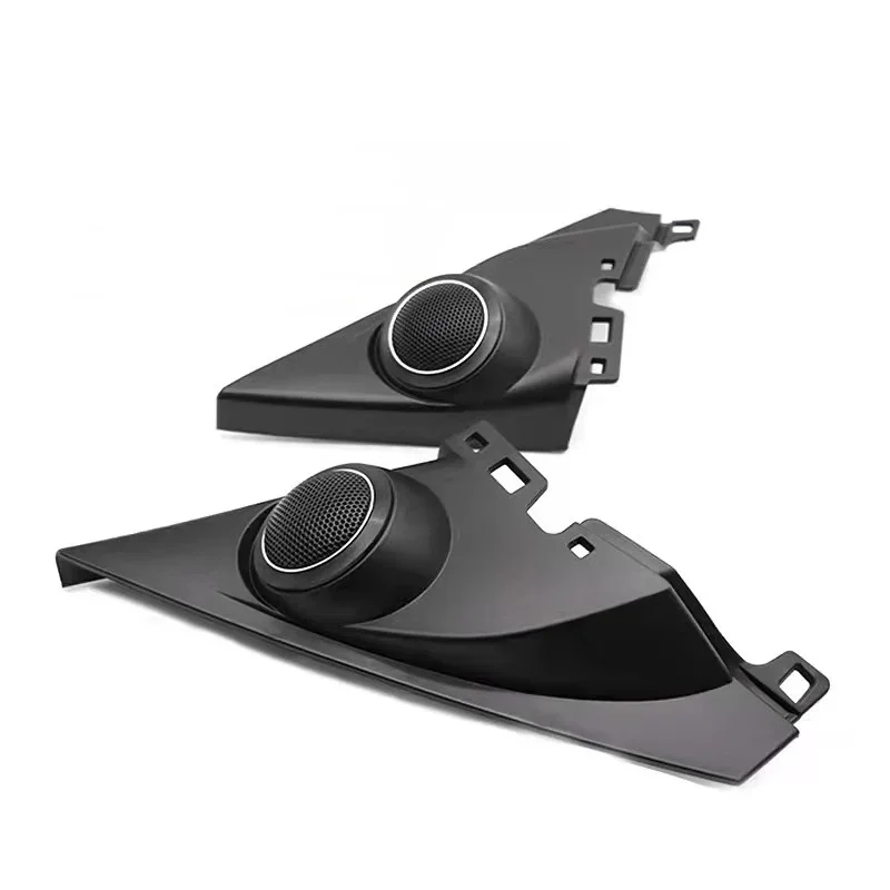 Car Tweeter Cover Audio Door Angle Gum Speaker Cover Boxes For Honda Civic X 2015 2016 2017 2018 2019 2020 2021