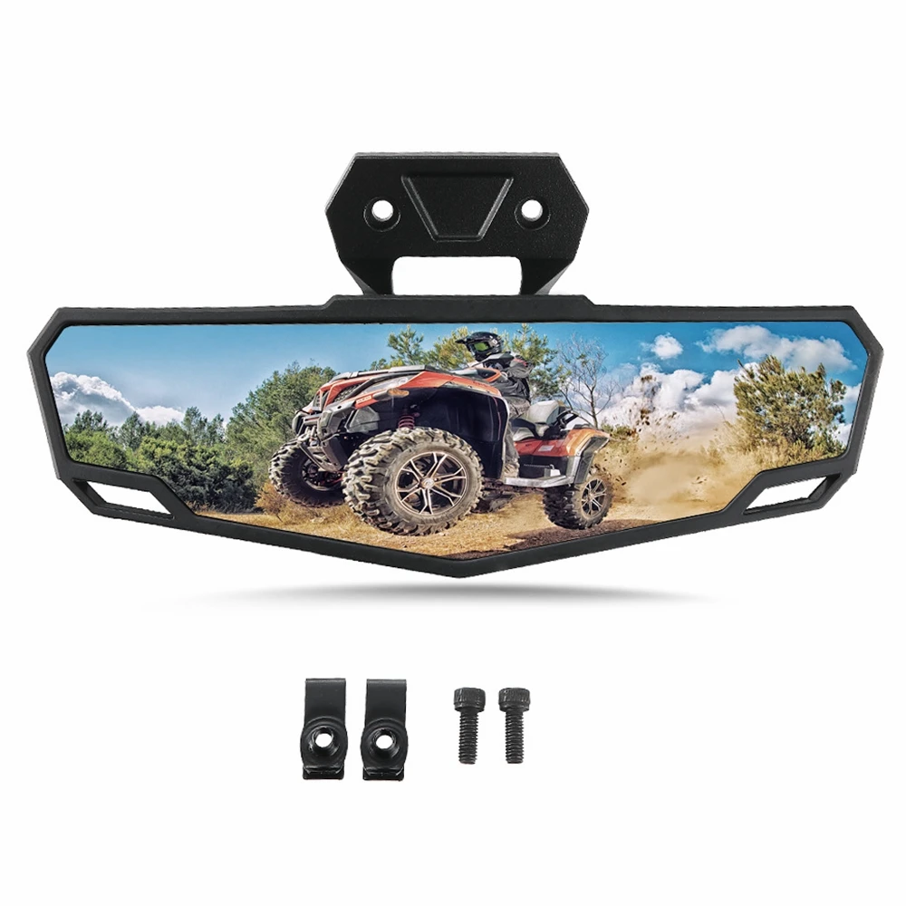 Center Rear View Mirror 2883763 Rearview Mirror Replacement Parts for Polaris RZR Pro R R 4 RZR Pro XP 4 Easy Installation