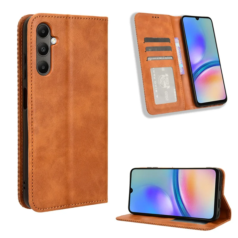 For Samsung Galaxy A05s 4G Case luxurious Leather Retro Wallet Book Magnetic Protect Cover For Samsung A05s SM-A057F Phone Bags