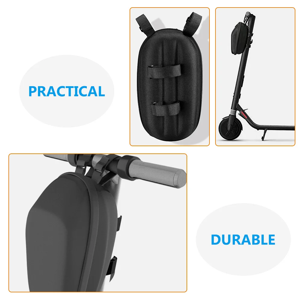 

Electric Scooter Handlebar Bag Sturdy Eva Multi-Function Front Pouch Bike Supply Waterproof Storage Scooter Bag
