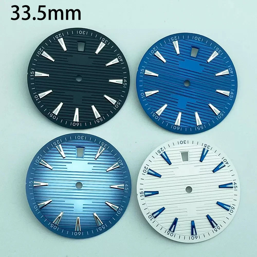 إكسسوارات الساعة 33.5 ملم قرص الساعة 6 تقويم مناسب لأجزاء إصلاح ساعة الحركة NH35 NH36