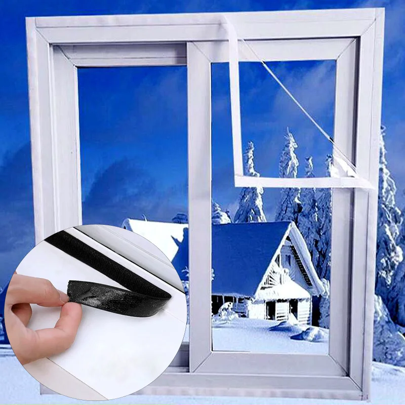 

PE Cold Resistant Curtains Winter Window Insulation Film Sealing Wind Resistant Curtains Windproof and Rainproof Outdoor