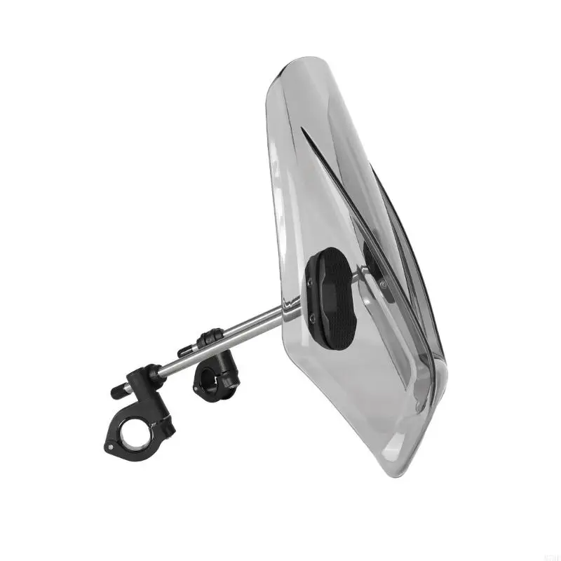 M76E Lenkermontierte Motorrad-Windschutzscheibe für 22 mm, 25 mm und 28 mm Lenker – Detail 4