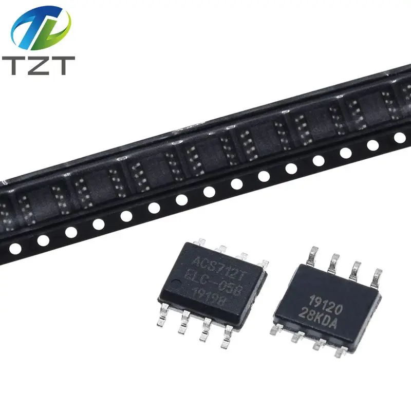 10PCS/LOT ALLEGRO ACS712 ACS712T ACS712ELCTR ACS712ELCTR-05B 5A 5V BI 8-SOIC CURRENT SENSOR IC (ACS712ELCTR-05B-T)