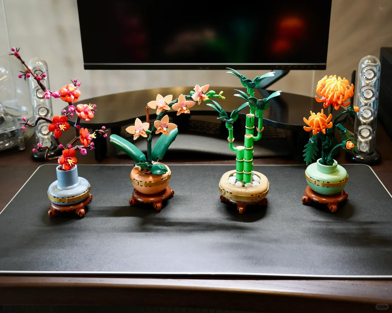 مجموعات مكعبات بناء باقة زهر 10368 10369 10344 10343 متوافقة مع جزيئات ليغو مناسبة لهدايا عيد الميلاد