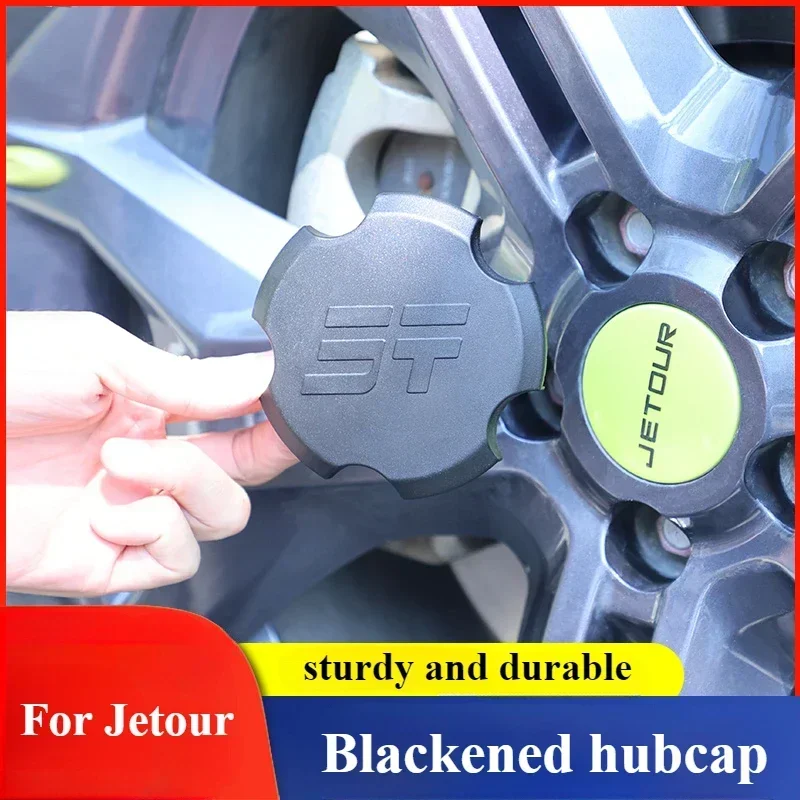 For Jetour Traveler Shanhai T2 Car Blackened Hubcap Darth Vader Supplies Modified Sticker Appearance Decorative Auto Accessories