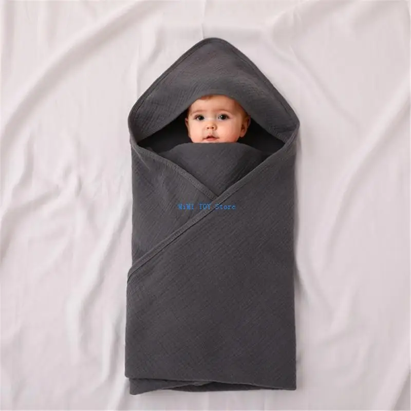 24BE مقنعًا بغطاء طفل منشفة أربعة طبقات من منشفة حمام مقنعين للجنسين.