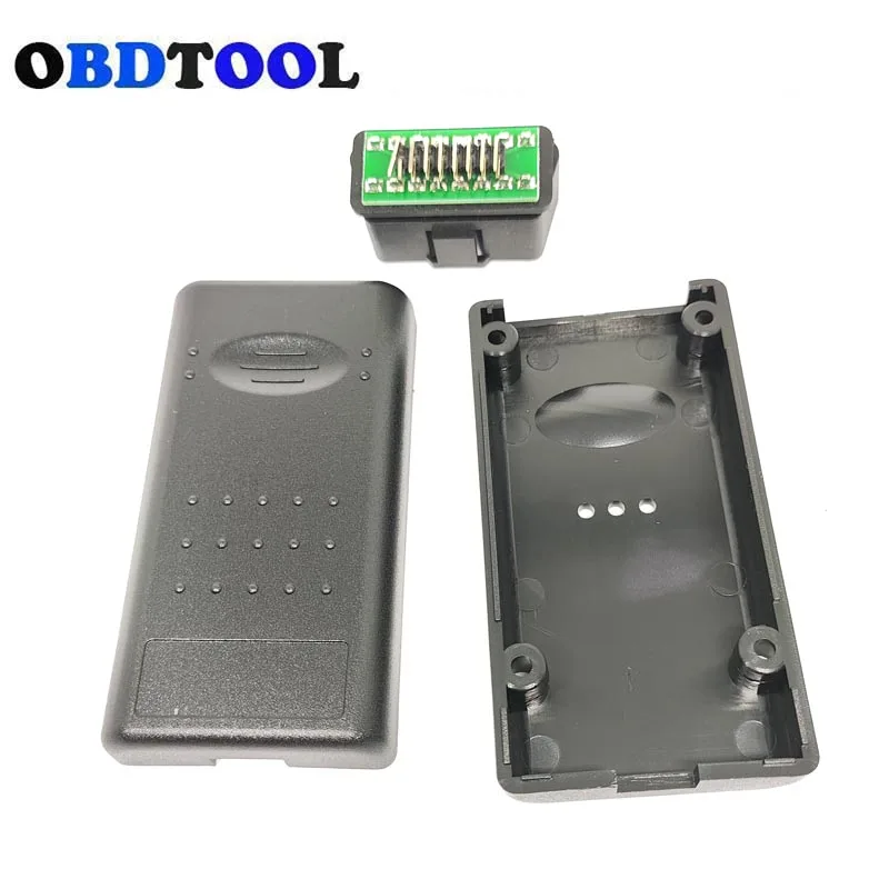 OBD2 16PIN Socket Housing Material For OPCOM Scanner Auto Male Connector Rectangular Fingerprint Shell Head J1962m OBD Adapter