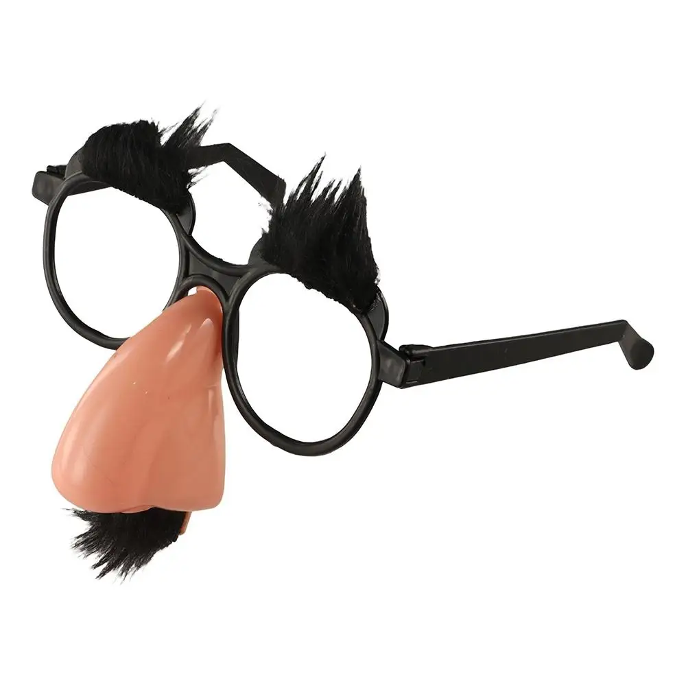 Halloween Cosplay Plastic Moustache Adult Big Nose Disguise Spectacles Party Fancy Mask Festival Supplies Costume Props