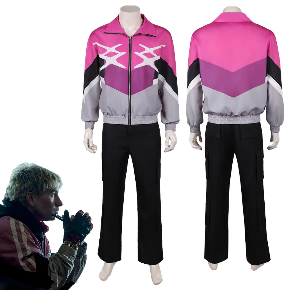 

2026 Movie Crime 101 Ormon Cosplay Fantasy Race Suit Clothing Men Costume Disguise Adult Male Roleplay Party Outfits