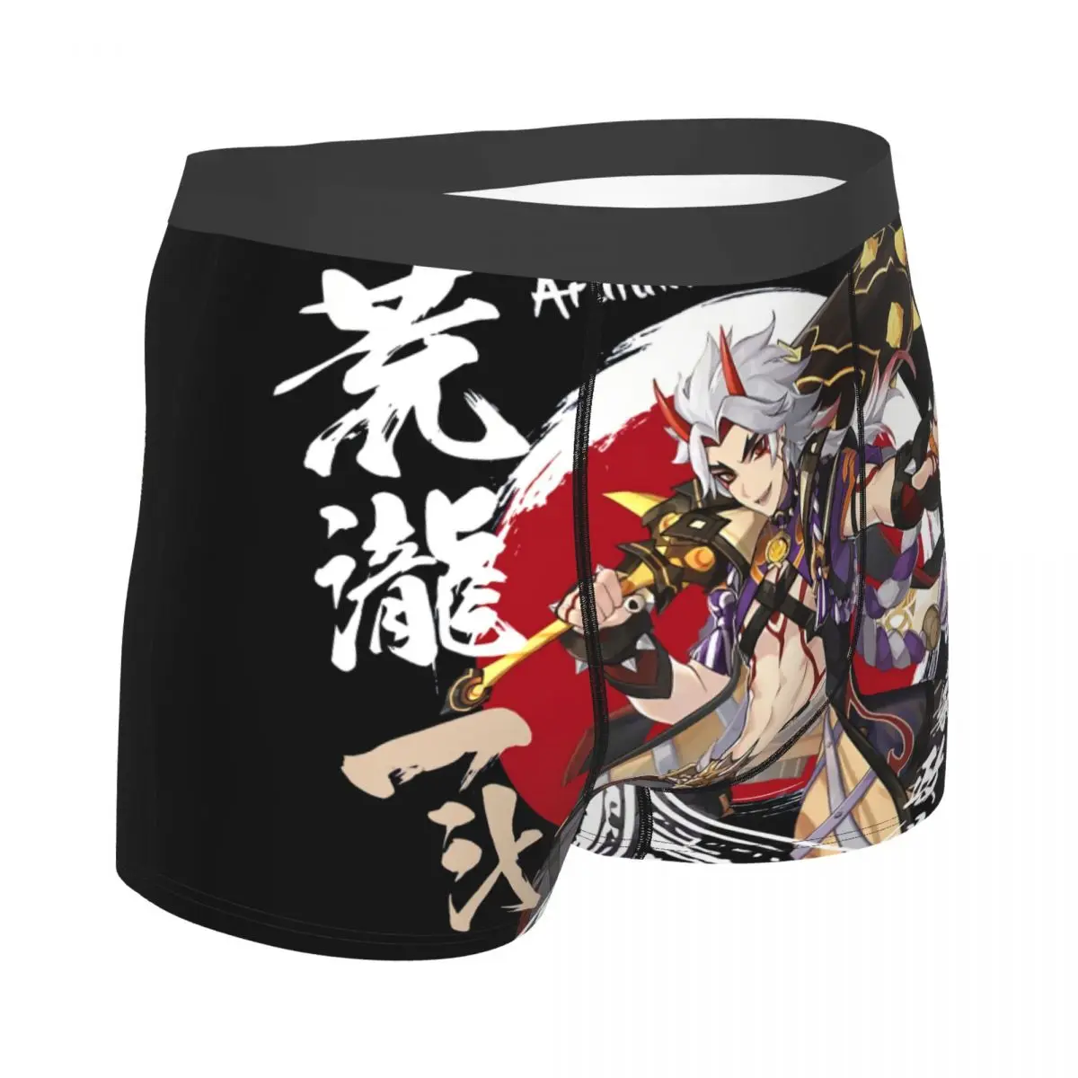 Genshin 2.20 Anime Arataki Itto Underpants Homme Panties Male Underwear Print Couple Sexy Set Calecon